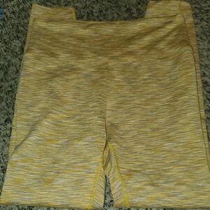 Outdoor Voices Yellow and Gray Leggings